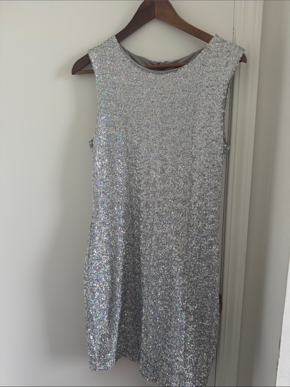 Gorgeous 2012 top shop tall silver sequin dress